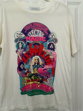 Daydreamer Led Zeppelin Electric Magic Graphic Tee - White